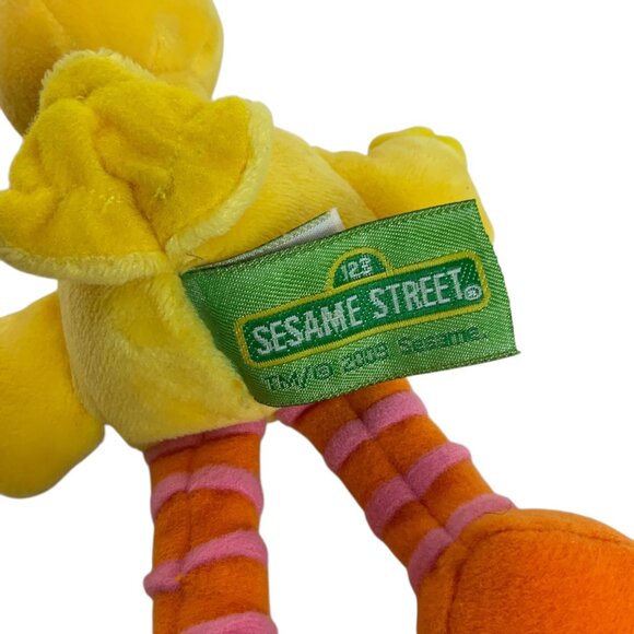 Gund Sesame Street Big Bird Bean Bag Plush Toy 2009 Yellow Soft 7 inch - Picture 4 of 4